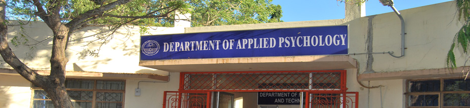Department of Applied Psychology | Pondicherry University